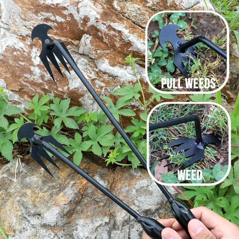Soil Scoop Tool - 2'si 1 Arada Bahçe Tırmığı Manuel