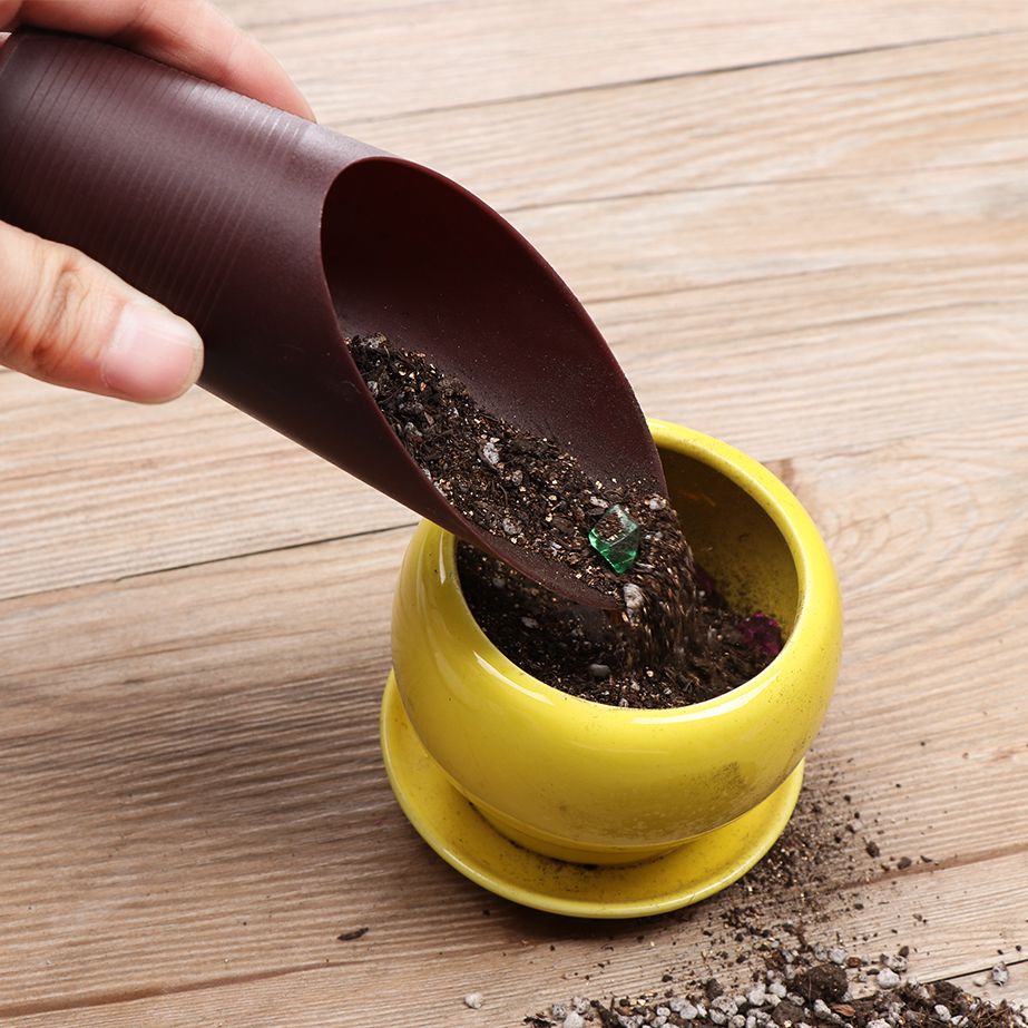 Soil Scoop Tool - 1 adet plastik toprak kürek bardağı