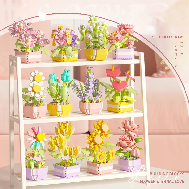 Çiçek Succulents yapı taşları  - Bonsai Garden Kit incelemesi ve fiyatı