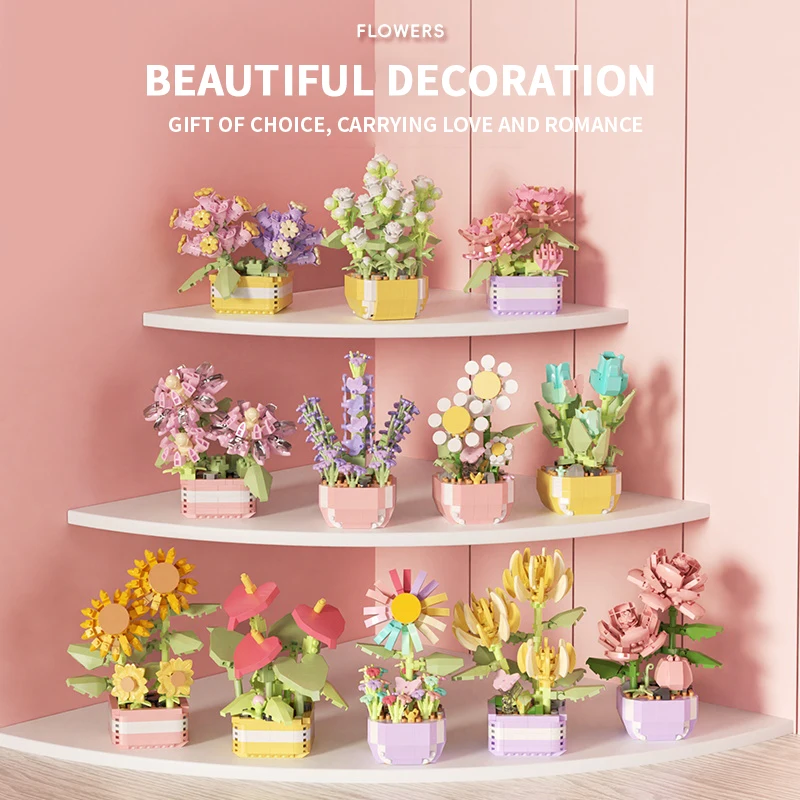 Çiçek Succulents yapı taşları  - Bonsai Garden Kit incelemesi ve fiyatı