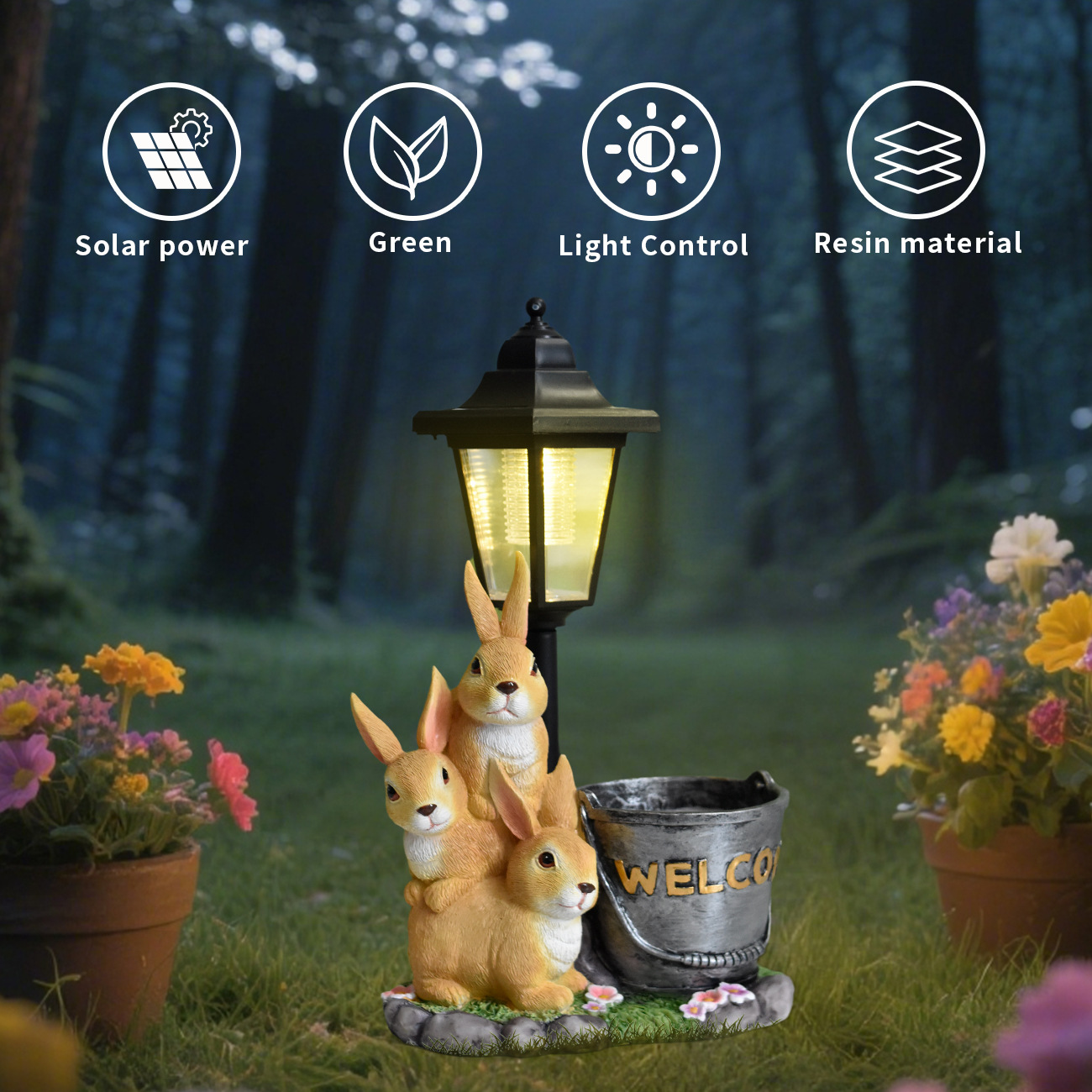 Yeni tavşan güneş enerjili bah - Bonsai Garden Kit incelemesi ve fiyatı